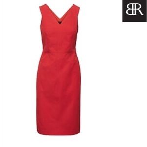 Banana Republic Red double V sheath dress